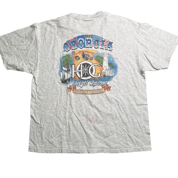 Harley Davidson Jekyll Island Georgia Shirt - Picture 1 of 4